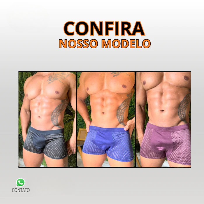 Cueca Bamboo Wear - PAGUE 4 LEVE 8 | SOMENTE HOJE!