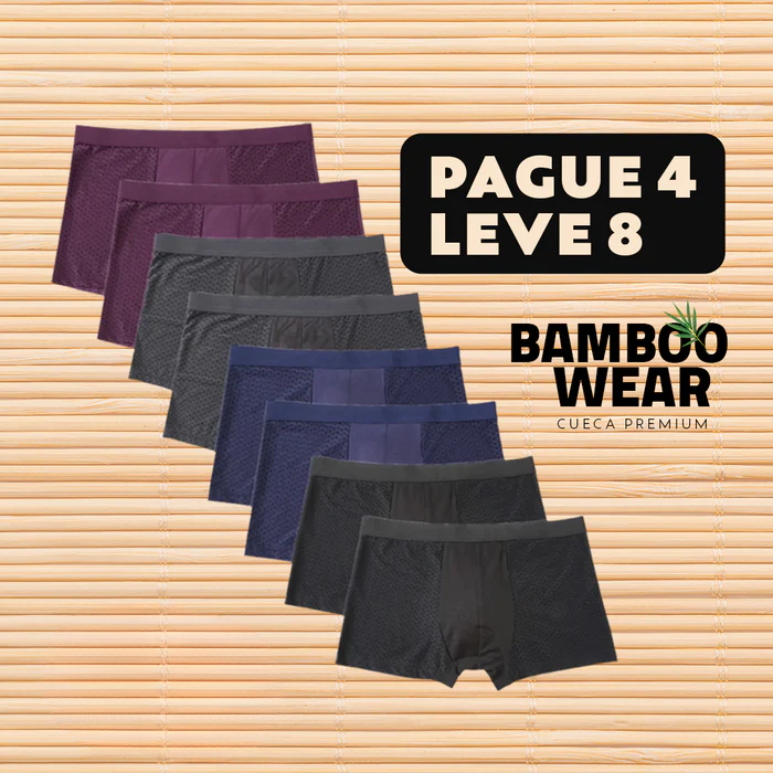 Cueca Bamboo Wear - PAGUE 4 LEVE 8 | SOMENTE HOJE!