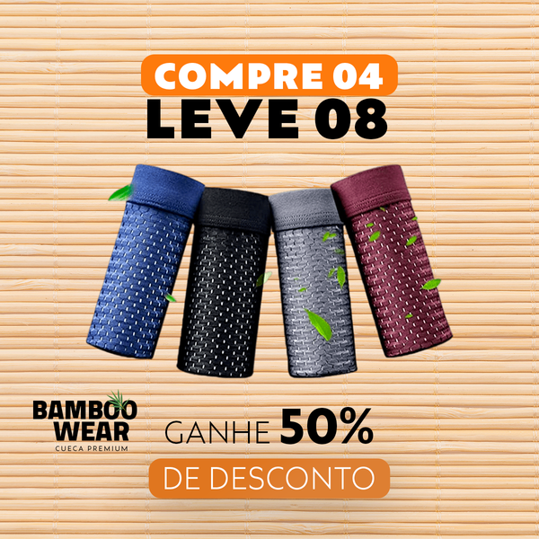 Cueca Bamboo Wear - PAGUE 4 LEVE 8 | SOMENTE HOJE!